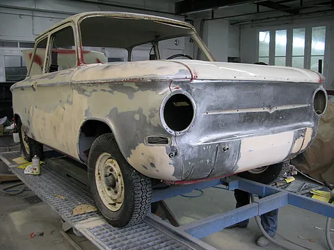 NSU Prinz in Vorarbeit