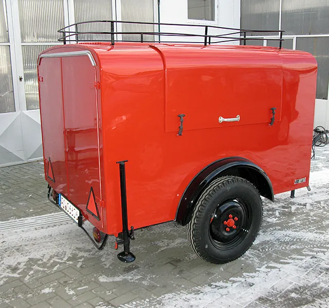 Maschinen Gehäuse Lackierung rot